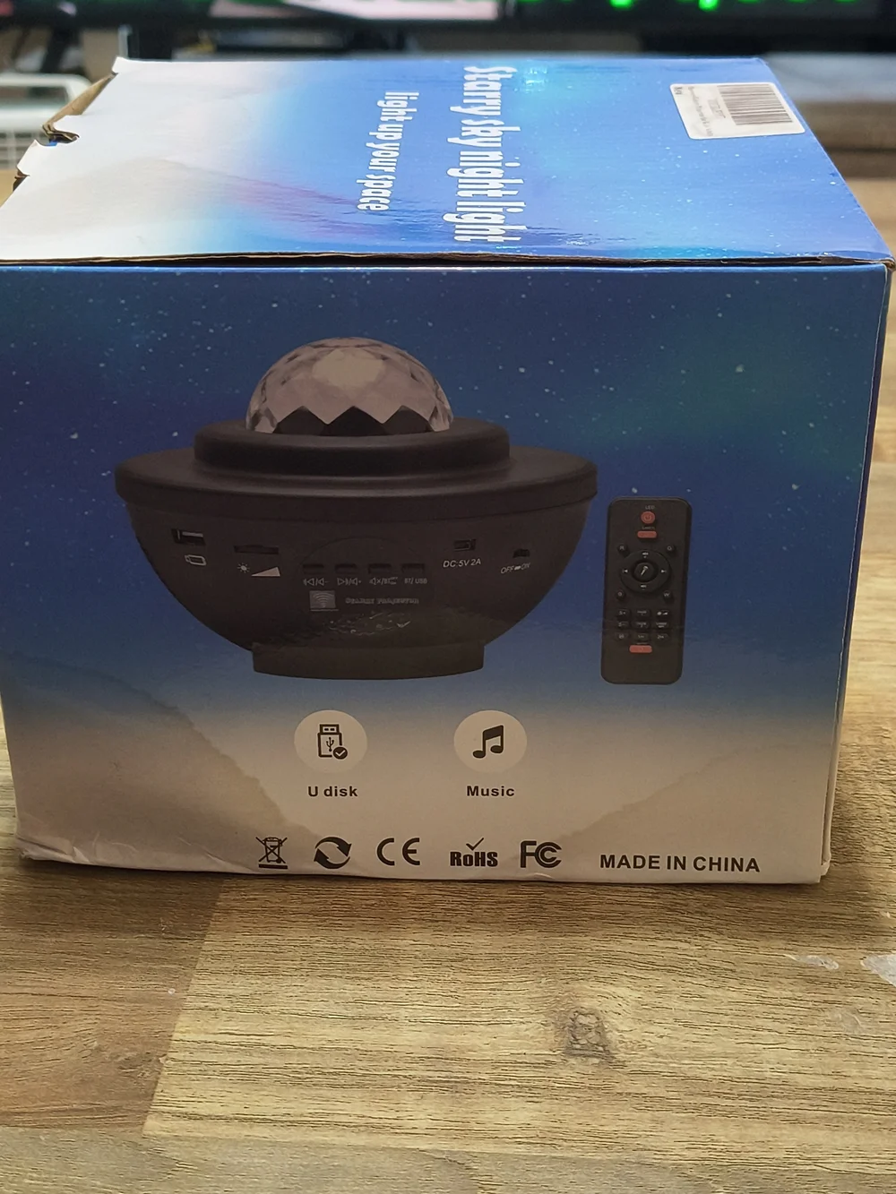Starry Sky Night Light - Multi- Color